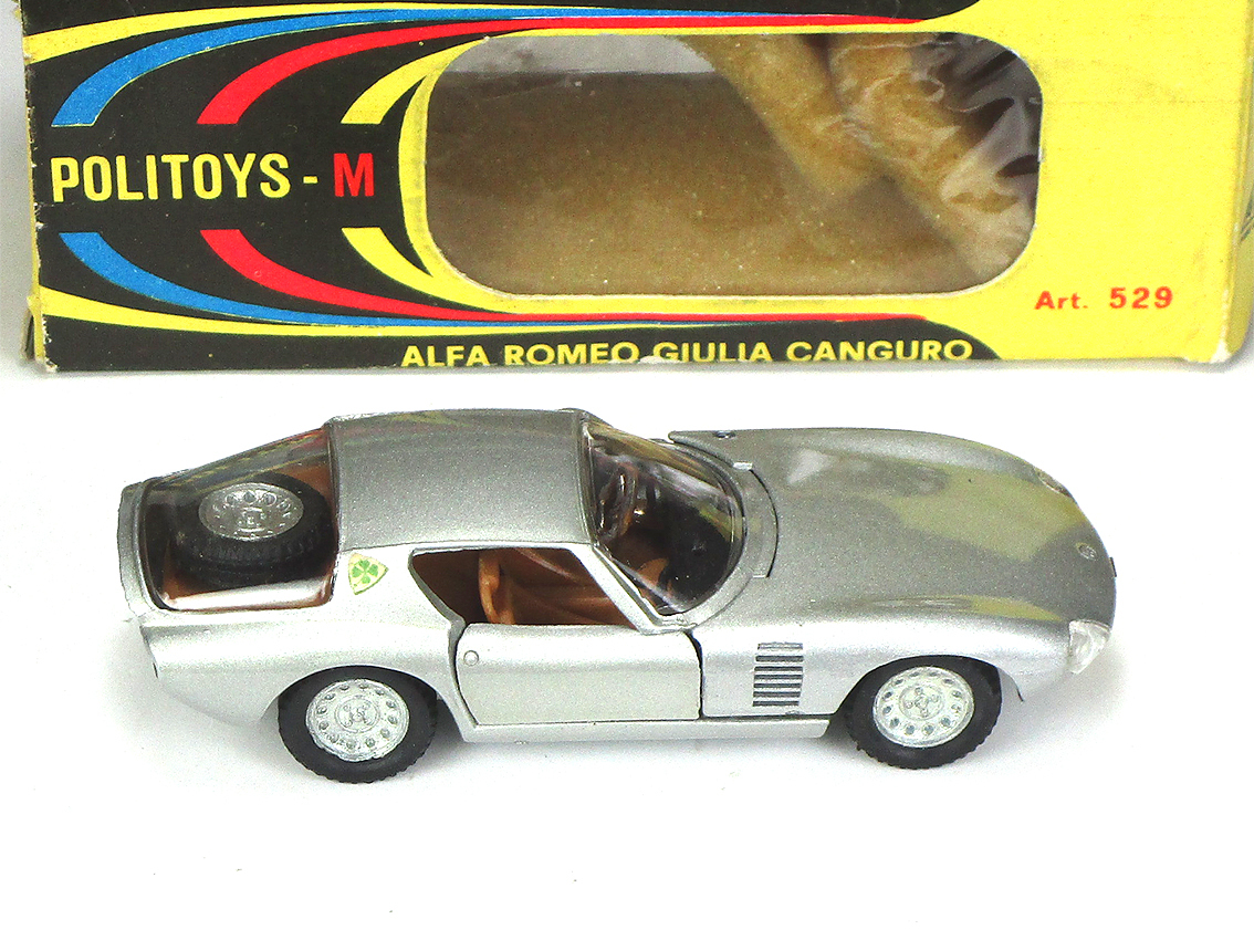 ポリトーイ◇アルファロメオ・ジュリア・カングーロ◇シルバー◇1/43