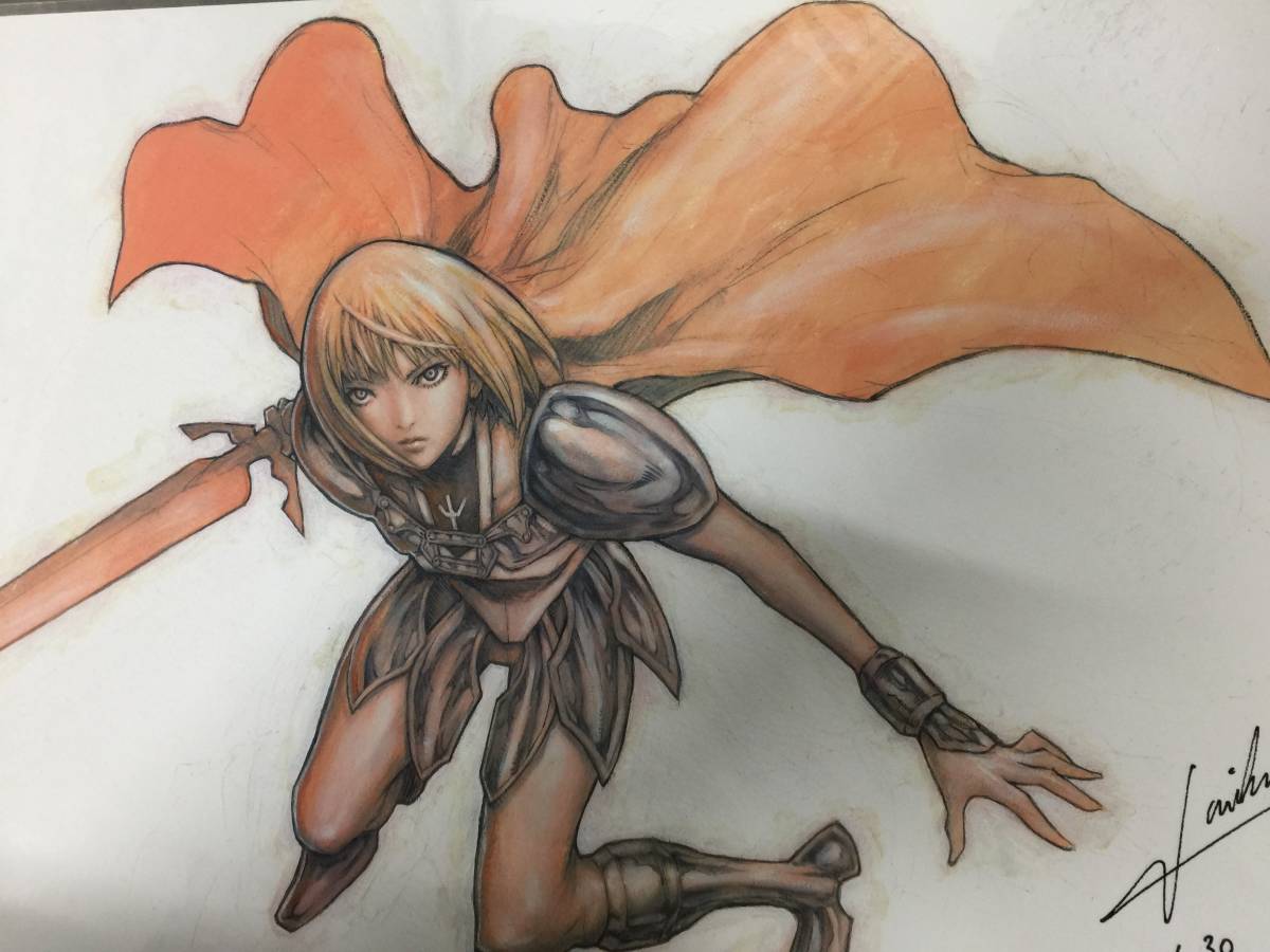 ○クレイモア №30 複製原画 八木教広 CLAYMORE 少年ジャンプ スクエア