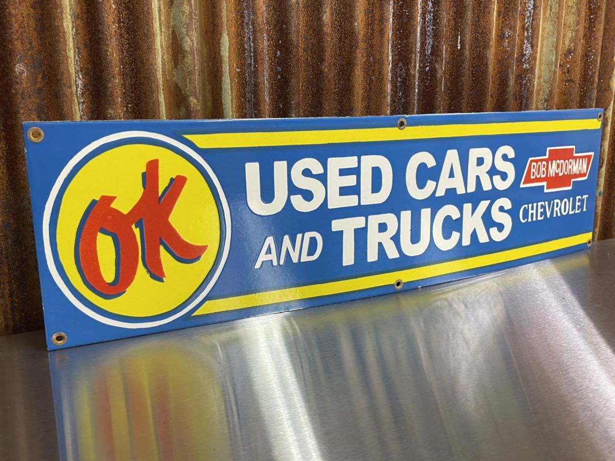 Cars Used OK Vintage Chevrolet Ok Sign: Sign Trucks USED シボレー