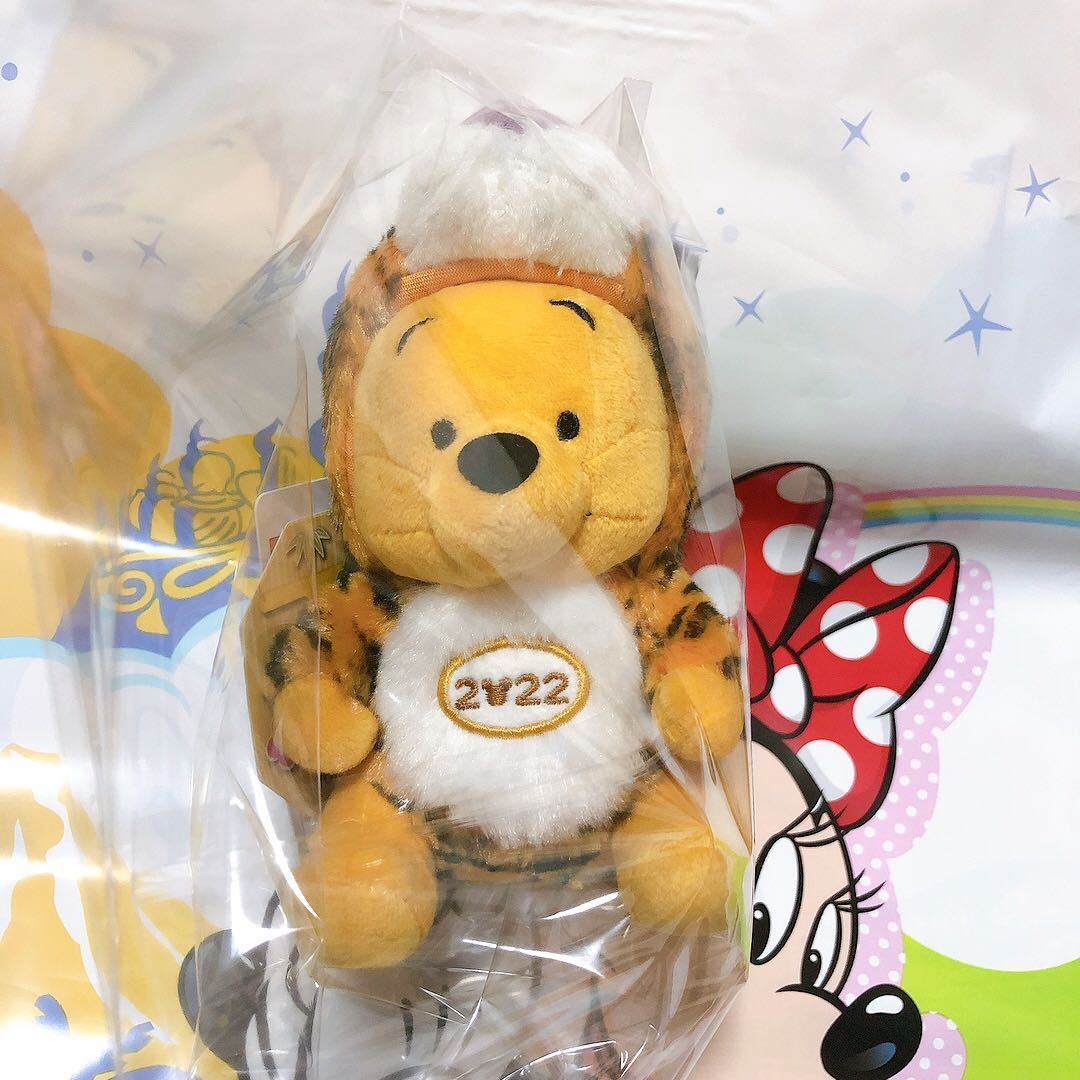 プーさん 干支ぬいぐるみバッジ 2022 ディズニー ぬいば