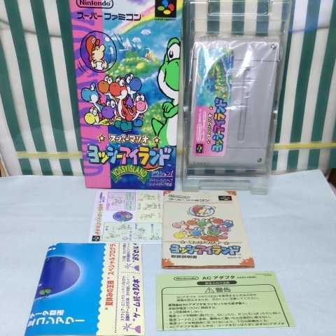 スーパーファミコン ヨッシーアイランド SFC 任天堂 スーパーマリオ 箱＆説明書付き・美品スーパーマリオヨッシーアイランド スーファミ YOSSYISLAND - ヨッシーアイランド（テレビゲーム）の通販 SNES 即納 美品 ソフトのみ 中古スーパーファミコンソフト 1.2.3・ヨッシー