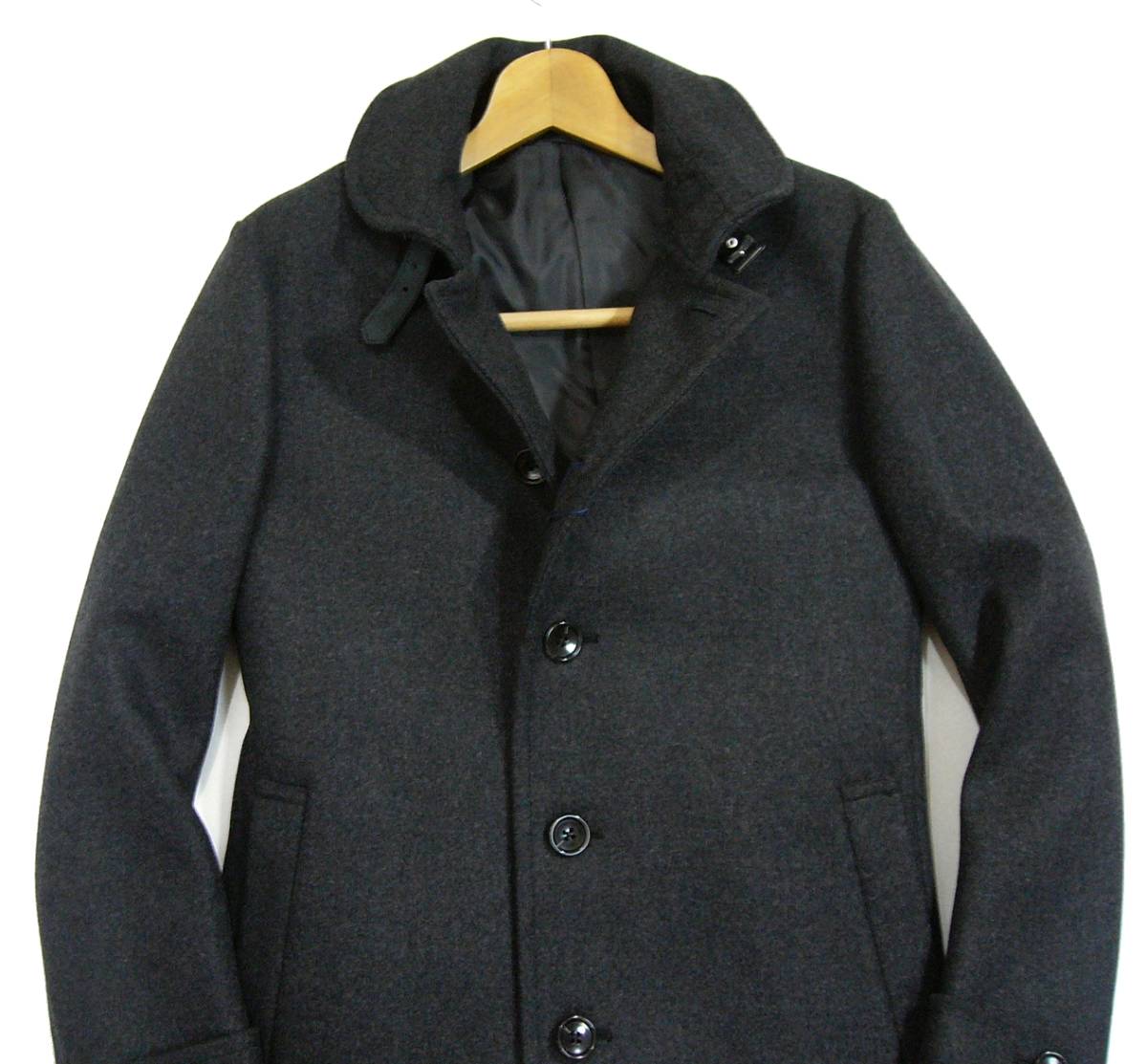 新品 ☆ ユナイテッドアローズ ウール メルトン シングル コート M  