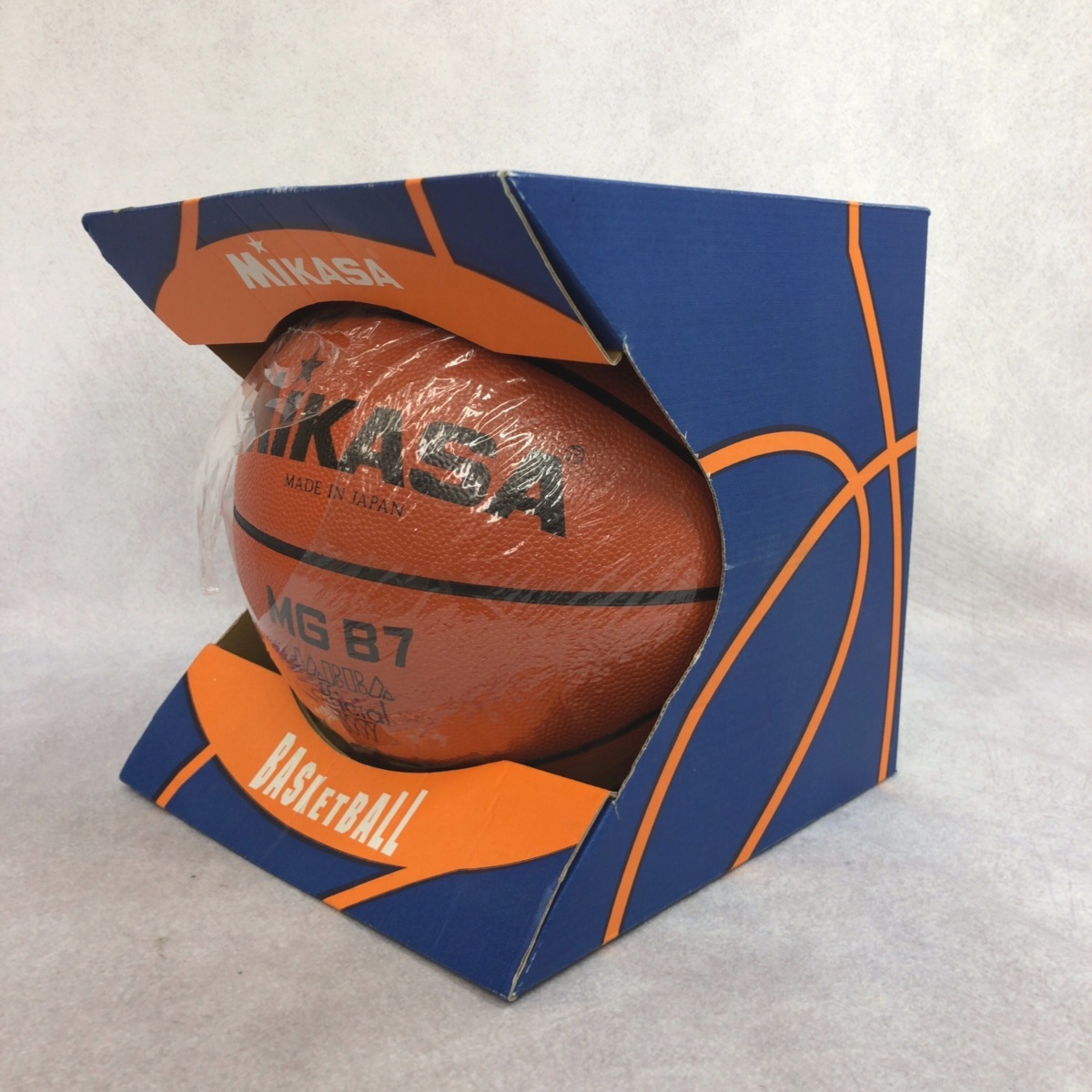未使用 MIKASA ミカサ バスケット ボール バスケ 革 7号 MG B7 日本製