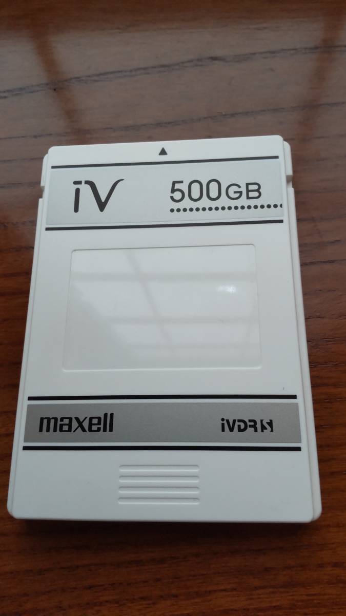 500GB maxell iVDR-S マクセル カセットハードディスク - SAFIA対応