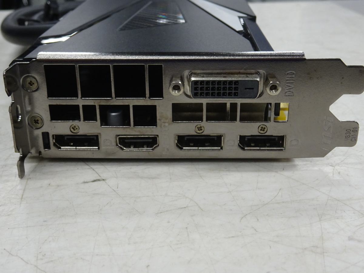 グラフィックボード MSI GeForce GTX1080 Hydrogen ジャンク P63193