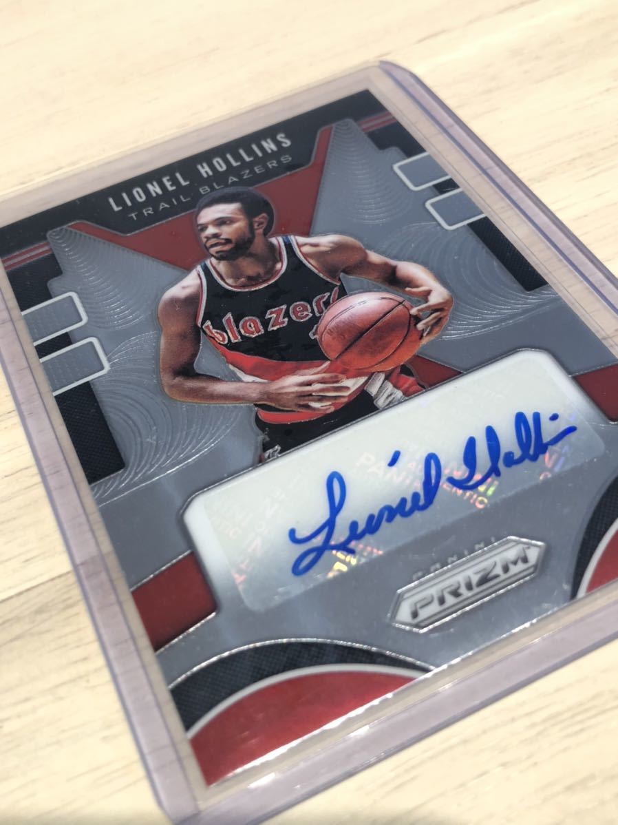 【直筆サイン】NBA PANINI LIONEL HOLLINS Auto TRAIL BLAZERS_3