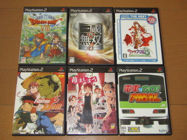 Ps2 プレステ2 ゲームソフト10タイトル ドラクエ8 真 三國無双4 サクラ大戦3 苺ましまろ他 タイトル 売買されたオークション情報 Yahooの商品情報をアーカイブ公開 オークファン Aucfan Com