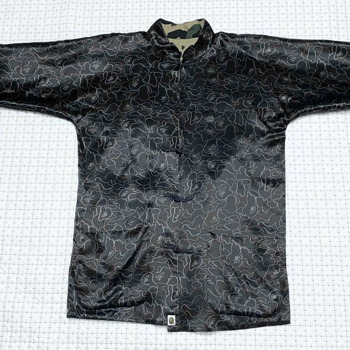 希少！ 世界限定100着 / Ape × Clot チャイナジャケット A BATHING APE 