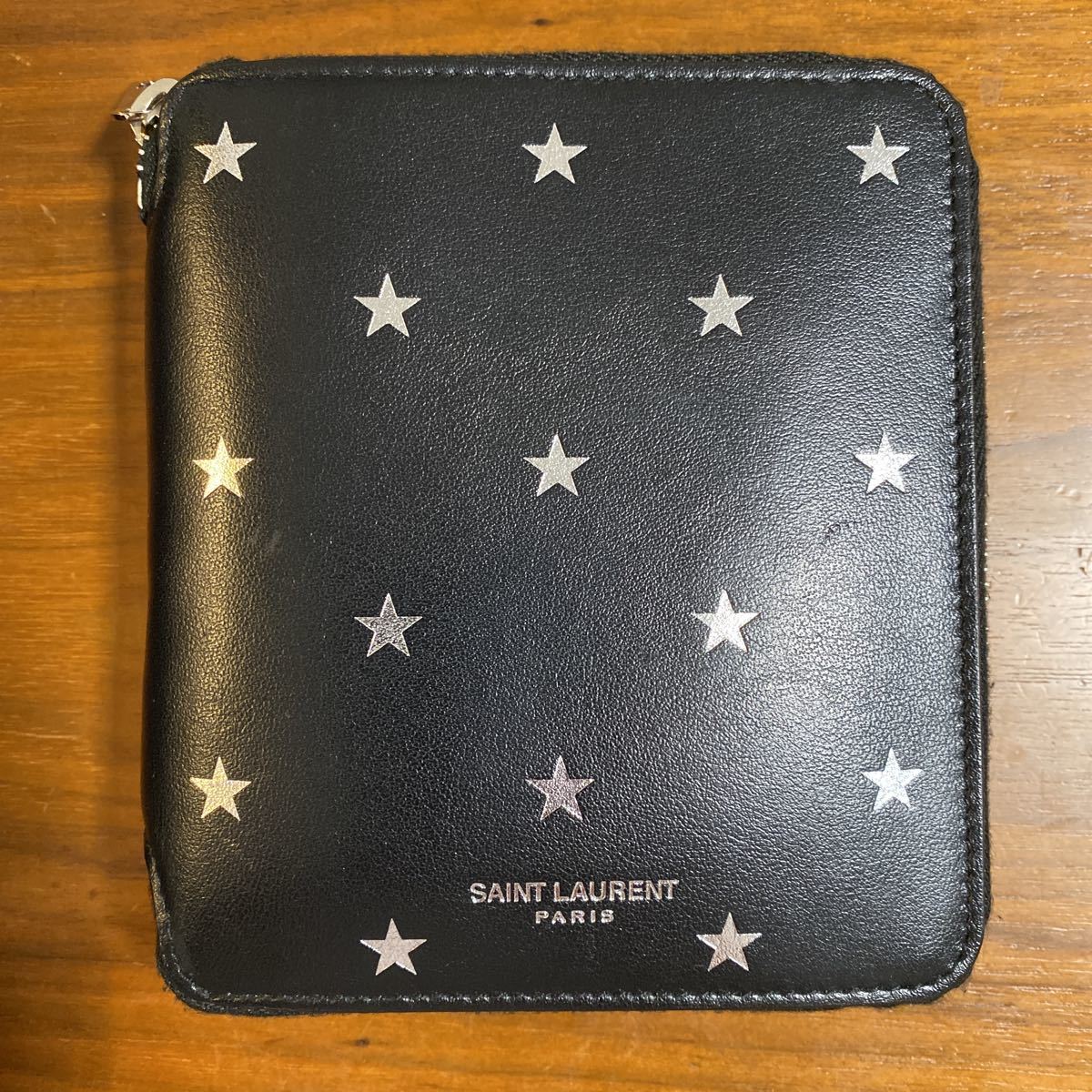 美品 サンローラン 財布 ウォレット SAINT LAURENT ラウンドファスナー 