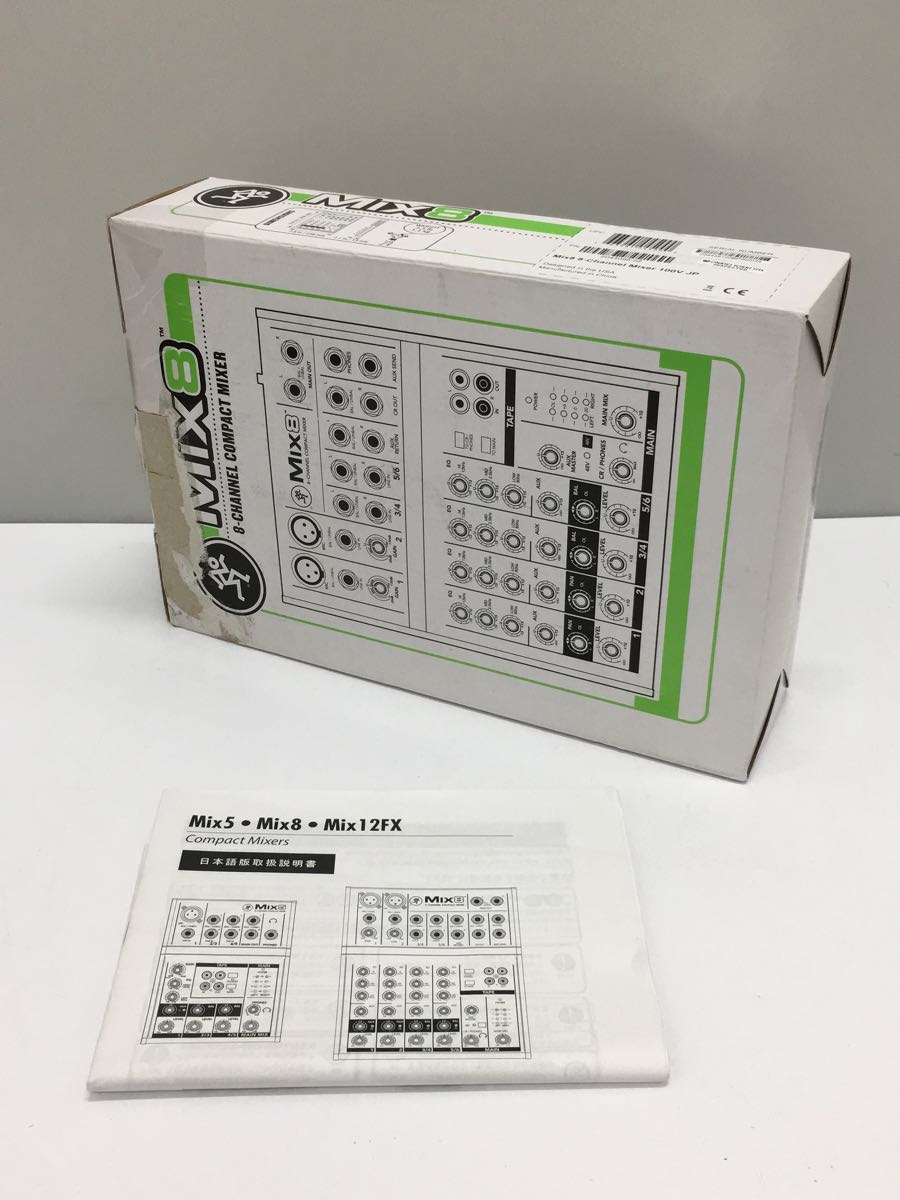 MACKIE◇マッキー/MIX8/ミキサー MACKIE MIX8 マッキー の激安通販