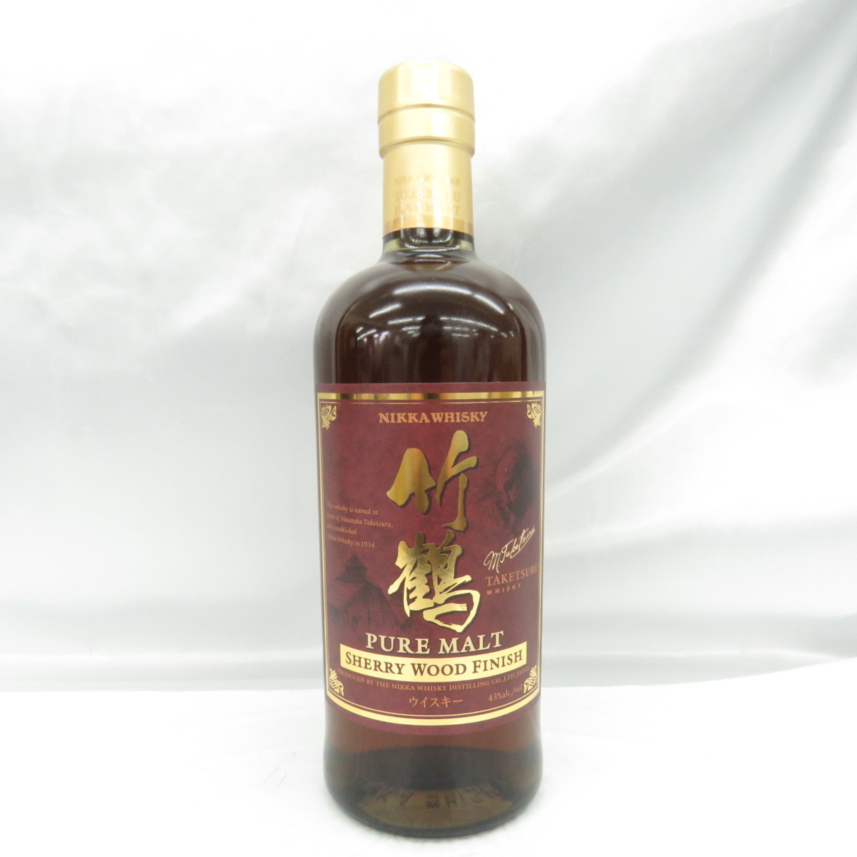 未開栓】NIKKA ニッカ 竹鶴 ピュアモルト シェリーウッドフィニッシュ