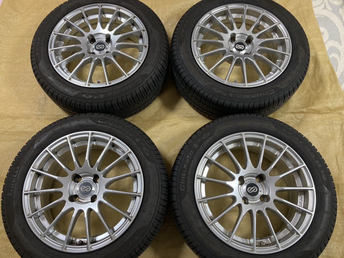 大人気，SALE フィアット500 ENKEI エンケイ RS05 15インチ 6.5j +28 PCD98 PIRELLI CintuRato P6 195/55R15(ラジアルタイヤ)｜売買されたオークション情報、yahooの商品情報をアーカイブ公開 - オークファン 4穴
