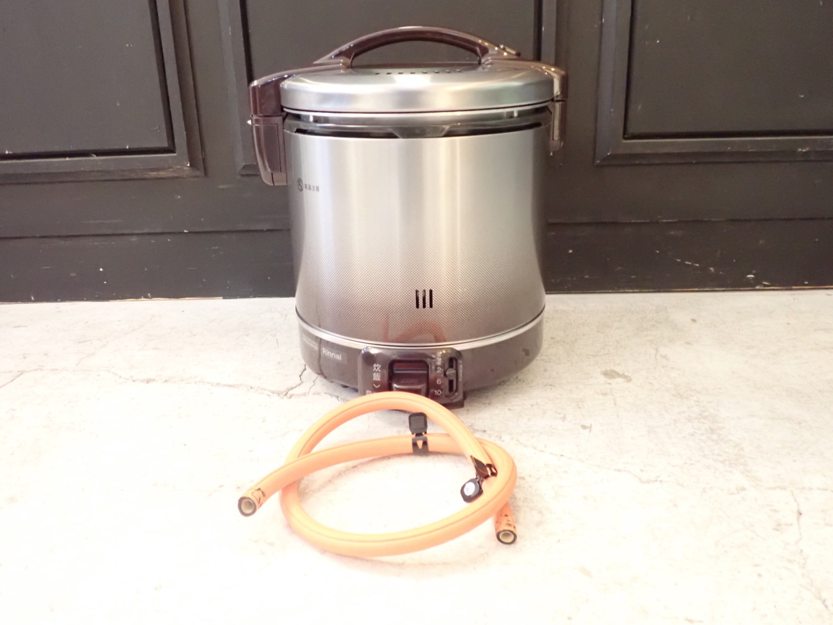 新商品が毎日入荷 □ほぼ未使用□【Rinnai リンナイ】LPガス 炊飯器 