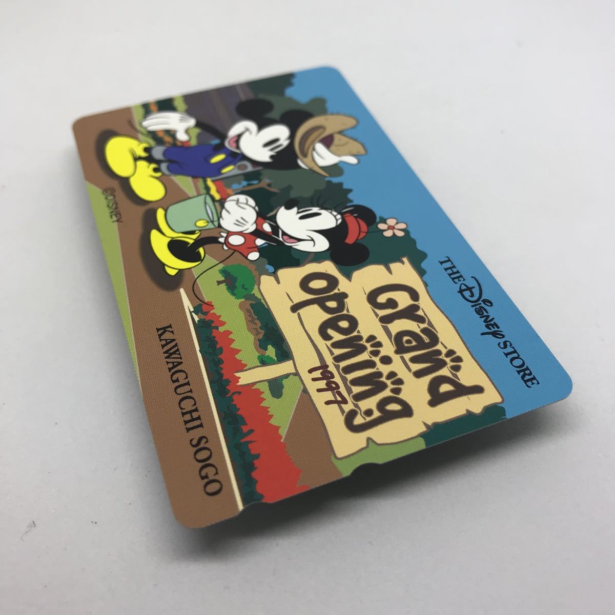 044 テレカ 限定販売 ディズニーストア オリジナル記念テレホンカード50度数 台紙無し グランドオープン1997 そごう川口店 ディズニー 売買されたオークション情報 Yahooの商品情報をアーカイブ公開 オークファン Aucfan Com