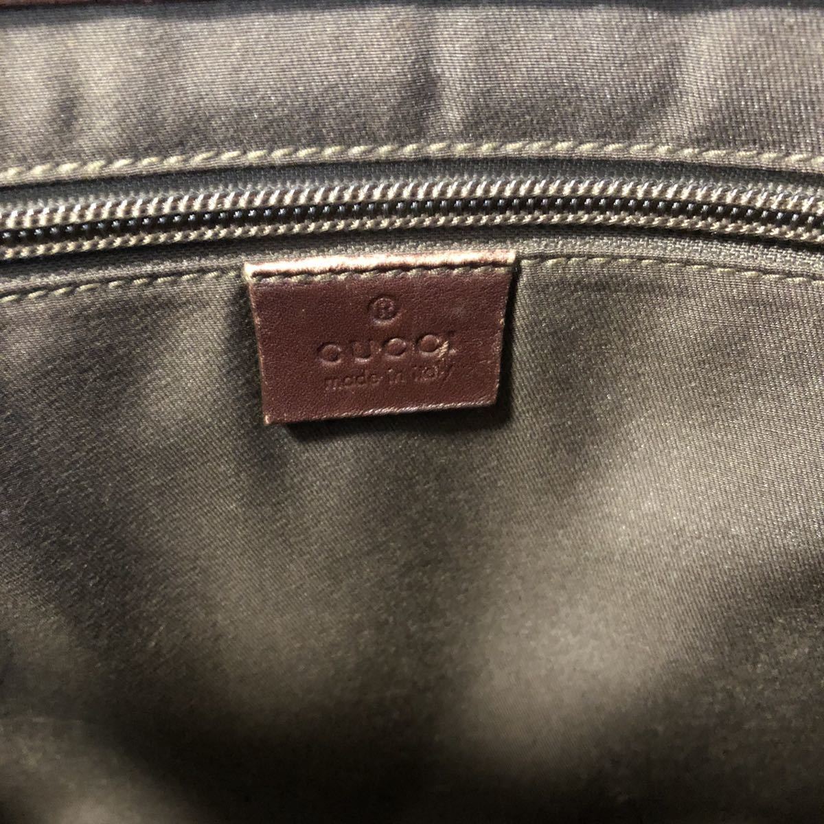 使用わずか】GUCCI◇グッチ◇ビジネスバッグ◇ダークブラウン◇GG