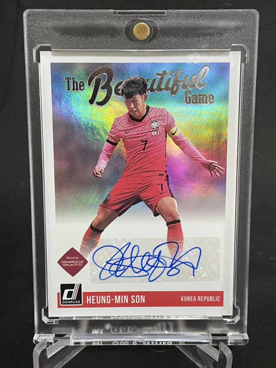 2021-22 Panini donruss the beautiful game Son Heung Min auto SSP! サインカード
