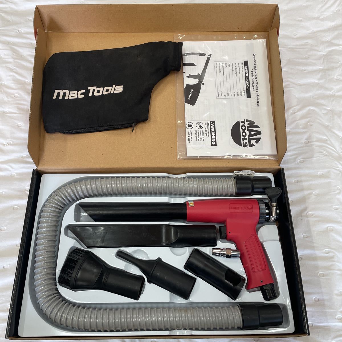 MACTOOLS マックツール エアーバキューム、エアーブローキット