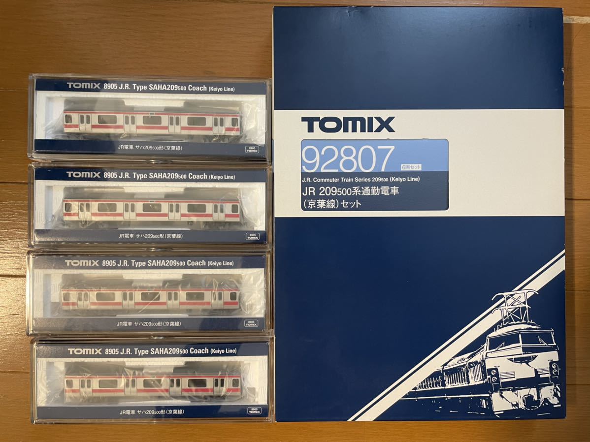  TOMIX 92807 JR 209-500系通勤電車 京葉線 10両セット(通勤形電車)｜売買されたオークション情報、yahooの商品情報をアーカイブ公開 - オークファン 通勤形電車