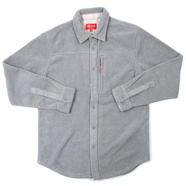 【新品】SUPREME ×Polartec Fleece Shirt フリース長袖シャツ
