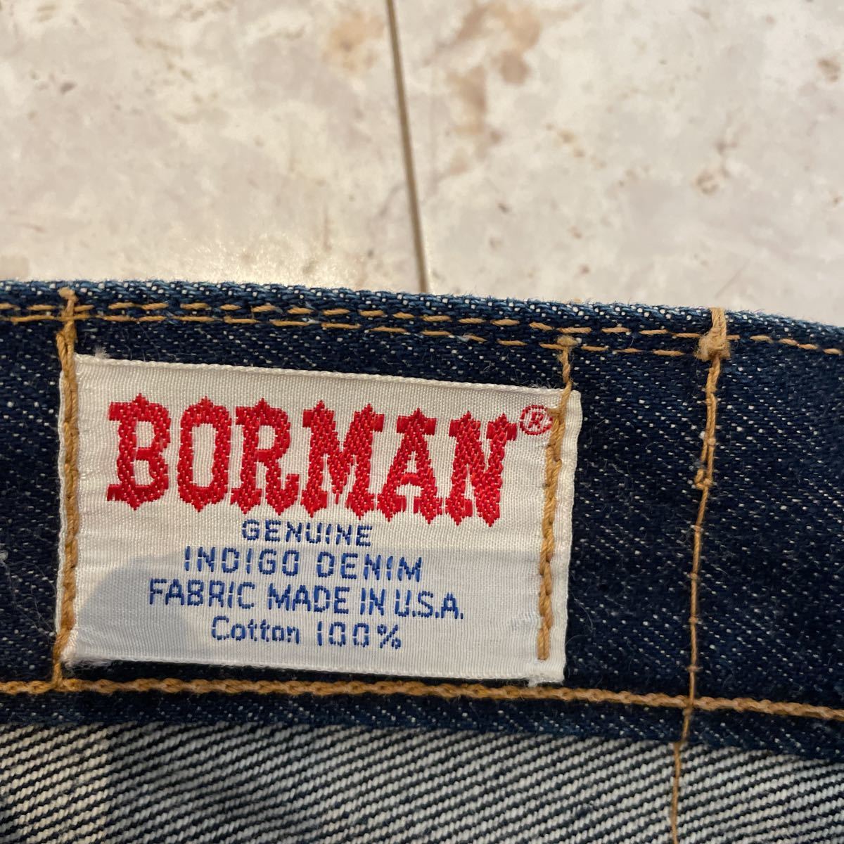 w28 濃紺 70年代 ビンテージ BORMAN ボールマン ブーツカット デニム