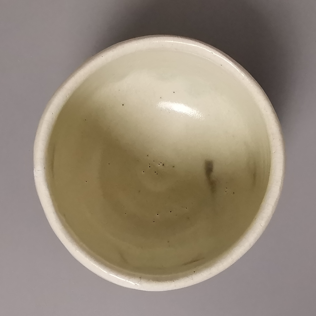 荒川武夫 水月窯 虎渓山 粉吹風茶碗 共箱 茶器 茶道具 父：人間国宝