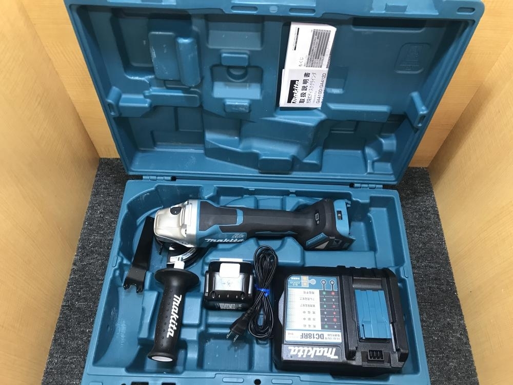 【定番人気，100%新品】 013 おすすめ商品 価格 マキタ makita 充電式ディスクグラインダ 18V GA418D バッテリ&times;1 充電器付き 充電回数3回(ディスクグラインダー)｜売買されたオークション情報、yahooの商品情報をアー ディスクグラインダー