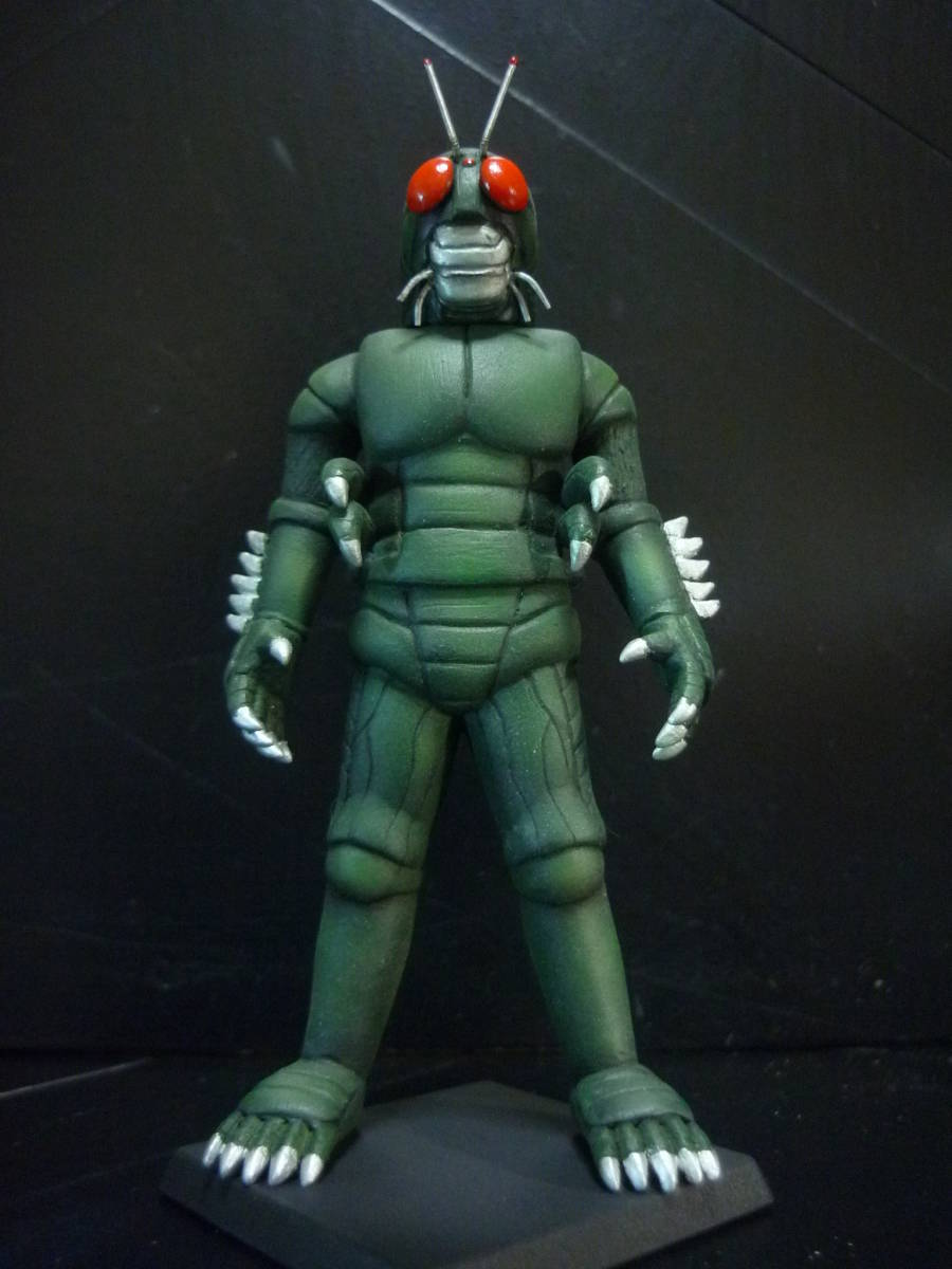 Hg C O R E 仮面ライダーblack ダークグリーン Ver 原作漫画版 改造 リペイント 完成品 仮面ライダーblack 売買されたオークション情報 Yahooの商品情報をアーカイブ公開 オークファン Aucfan Com