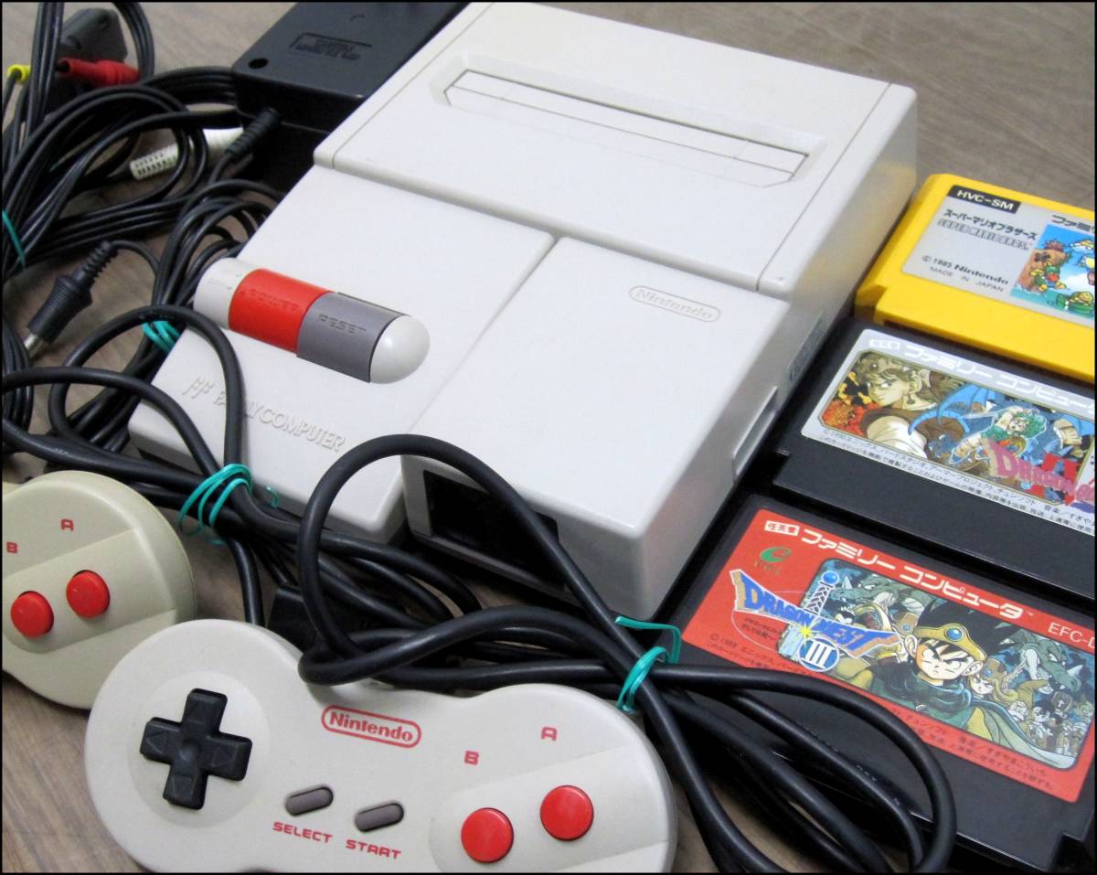 【新作入荷，格安】 pt9413gp 任天堂 ニューファミコン 本体一式 HVC-101 ソフト3本付(本体)｜売買されたオークション情報、yahooの商品情報をアーカイブ公開 - オークファン 本体、アクセサリー