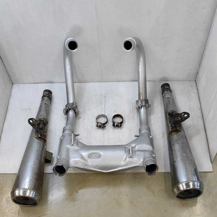 0107-15】ホンダ CB250T HAWK ホーク 純正マフラー 当時物 HONDA バブ