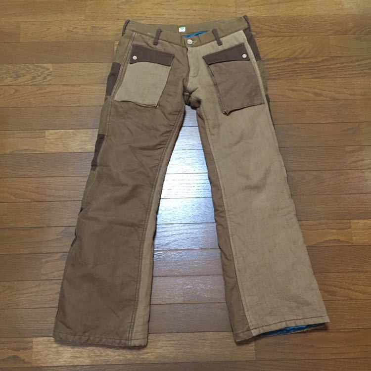 mash マッシュ 中綿入り 月波パンツ サイズ M shantii ARIGATO FAKKYU 