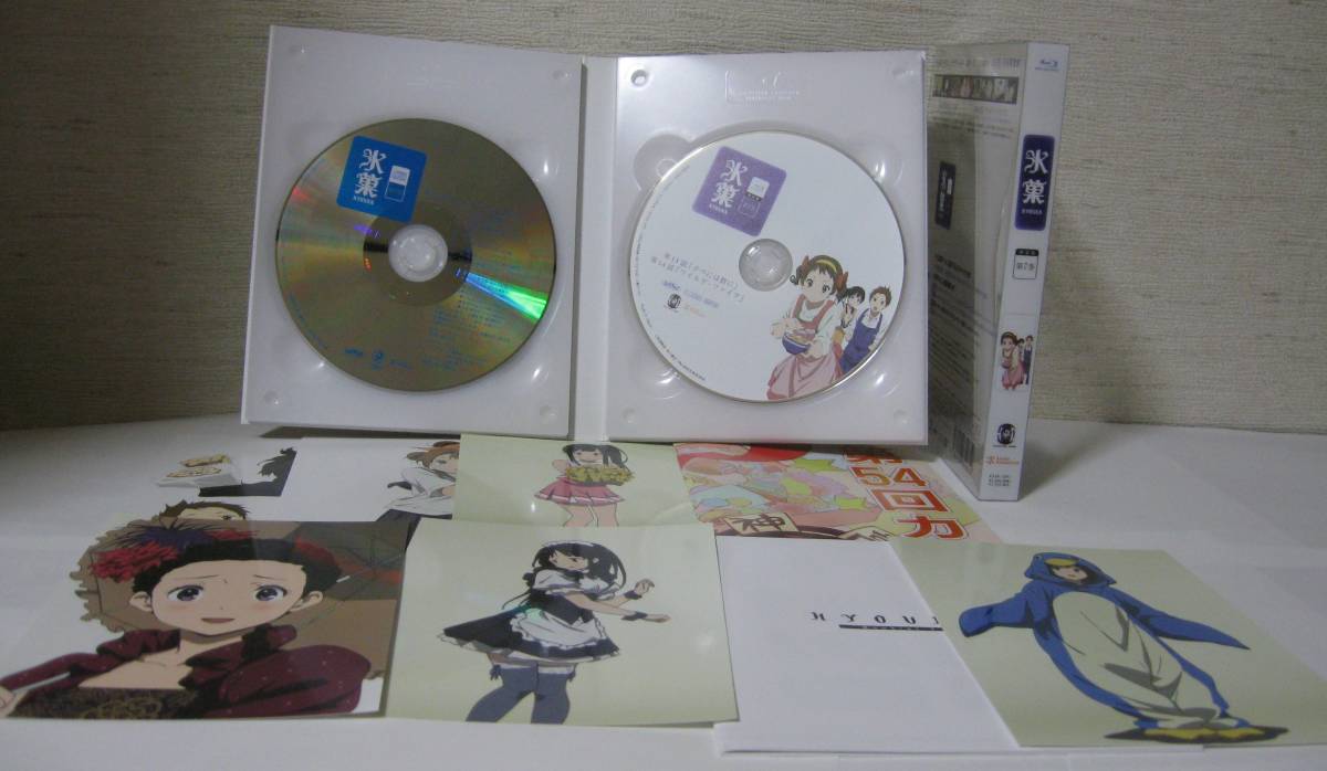 1000円～/送料無料】「氷菓」アニメBD初回版全11巻BOX有+11.5話アニメ 
