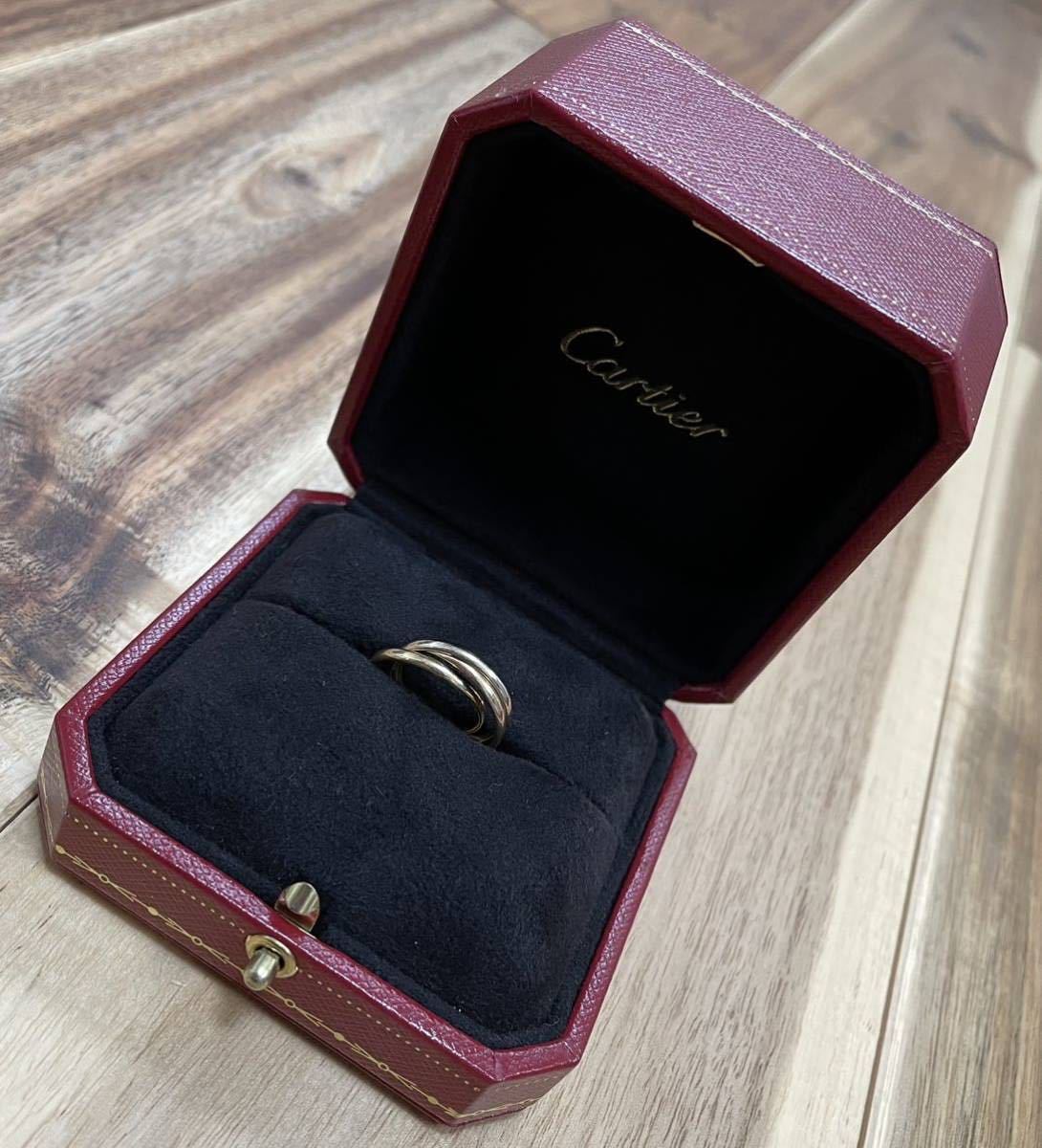 超美品 正規品カルティエ Cartier トリニティリング サイズ47 7