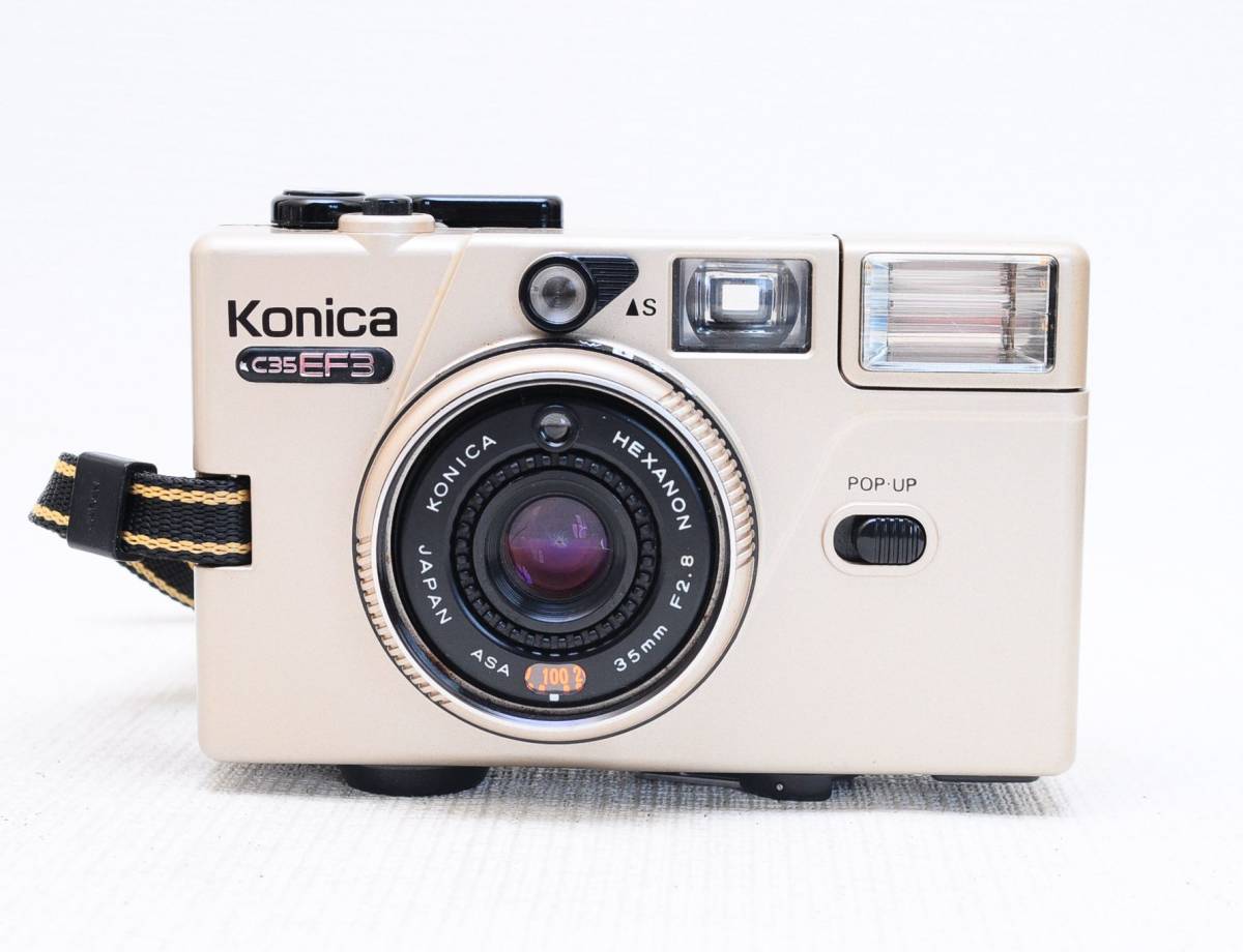 【正規品，セール】 KONICA C35EF3 シルバー 難あり品(コンパクトカメラ)｜売買されたオークション情報、yahooの商品情報をアーカイブ公開 - オークファン コンパクトカメラ