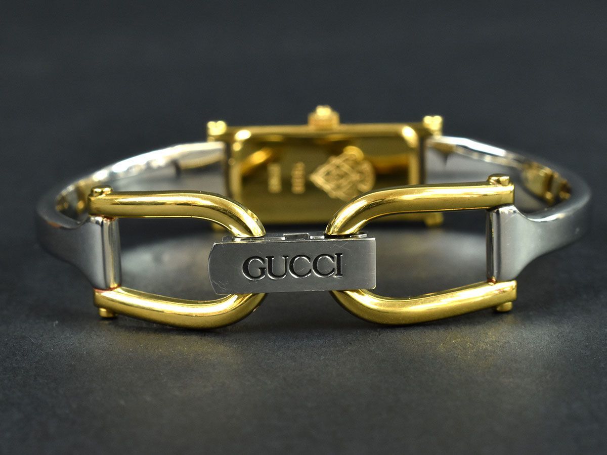 116110〇動作確認済 GUCCI グッチ バングルウォッチ 腕時計 クォーツ 