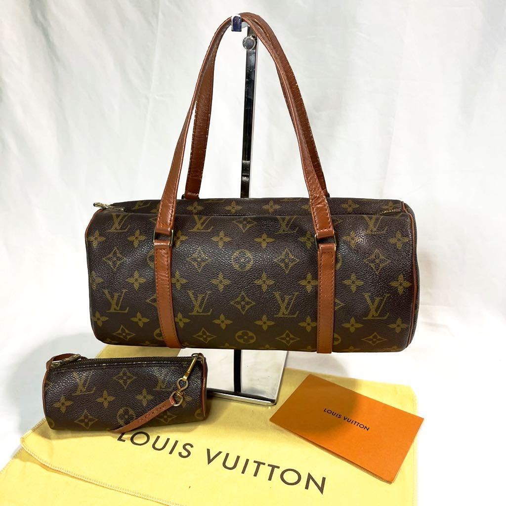  1円 スタート LOUIS VUITTON ルイヴィトン パピヨン 30 ハンドバッグ ポーチ付き モノグラム レザー 親子パピヨン b5(ハンドバッグ)｜売買されたオークション情報、yahooの商品情報をアーカイブ公 かばん、バッグ