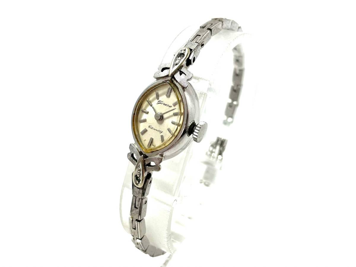 ジャンク品】CITIZEN/シチズン GRACE/グレース G40028 K14WG 585 総 