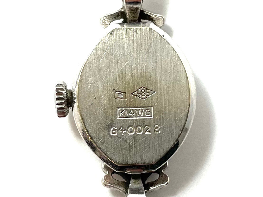 ジャンク品】CITIZEN/シチズン GRACE/グレース G40028 K14WG 585 総 
