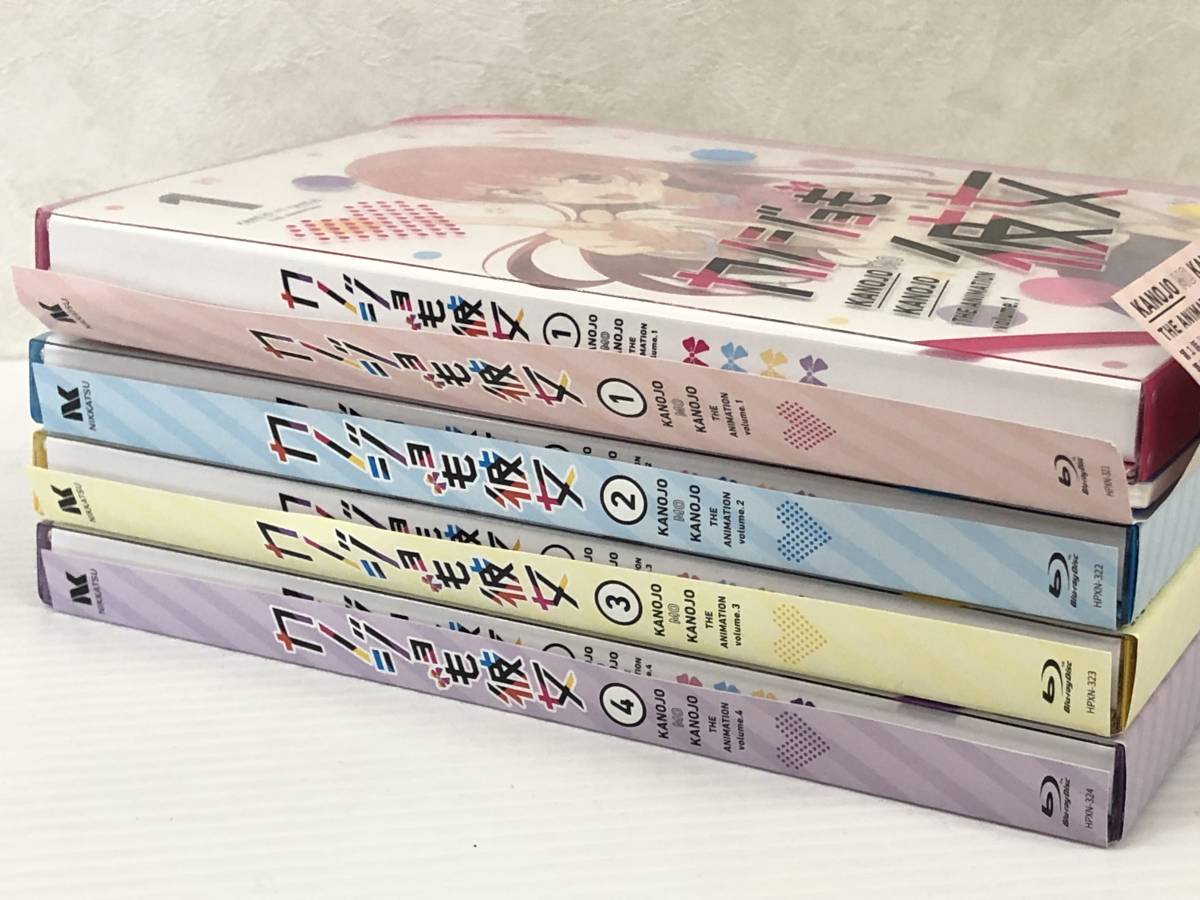 ◇[Blu-ray] カノジョも彼女 全4巻セット 中古品 syadv040616(日本 