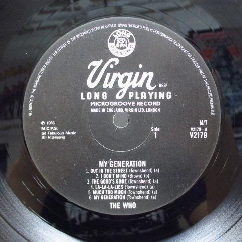 The My - Generation Who 'My UK Generation' Vinyl Who's album