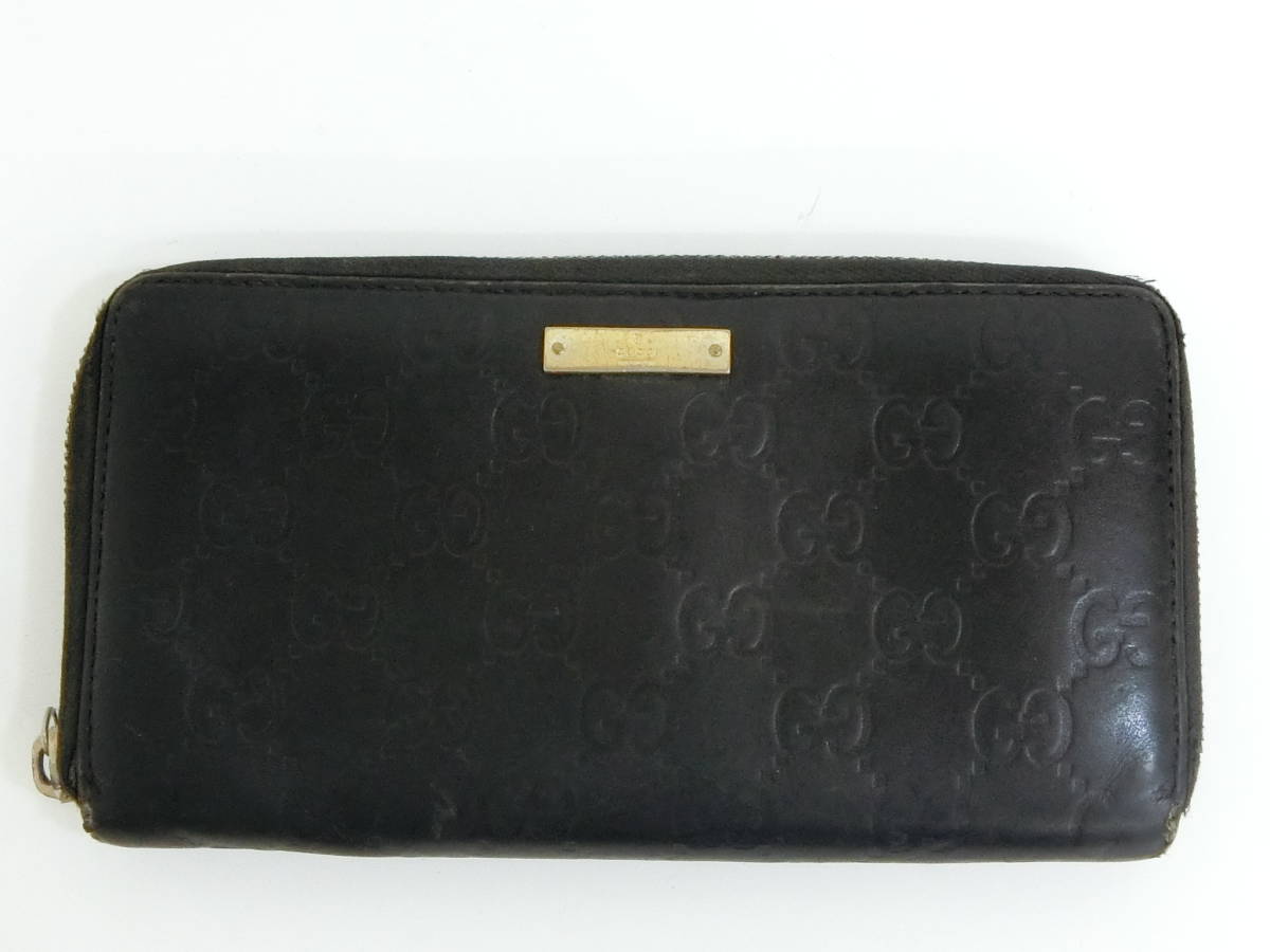 □難あり品 GUCCI グッチ サイフ2点セット 長財布(112724・496334 