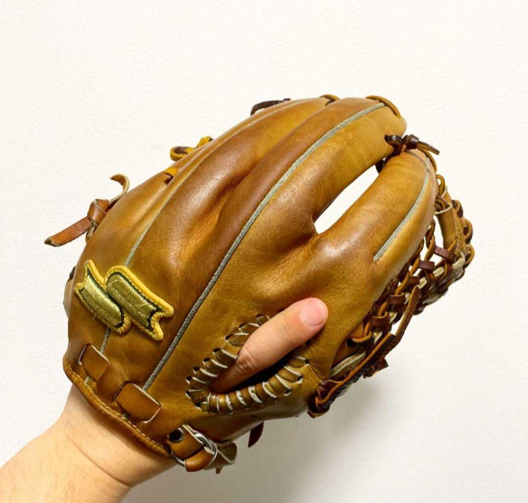 SSK プロブレイン ライナーバック 希少モデル 型抜群 硬式 内野手用
