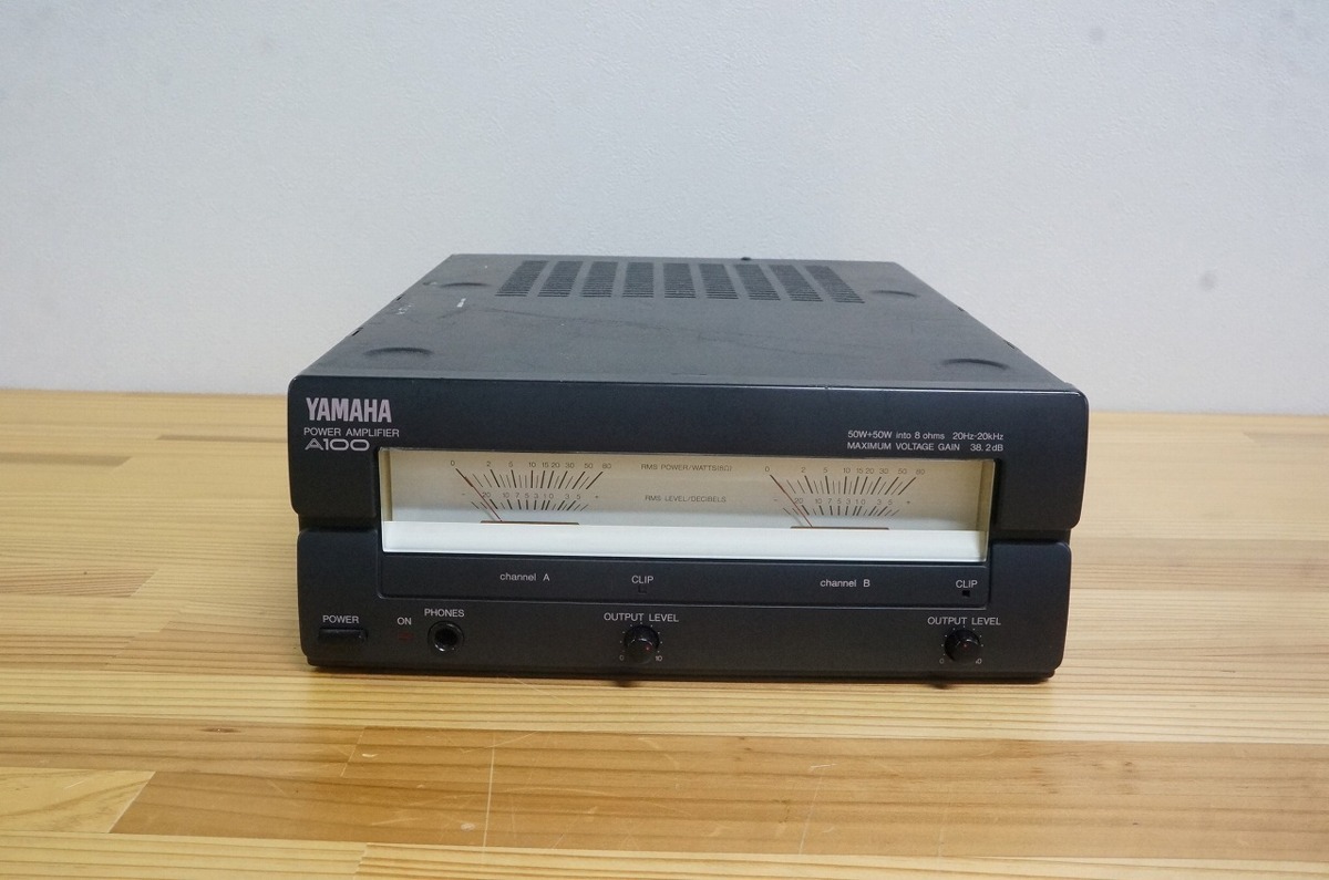 YAMAHA ヤマハ A100 パワーアンプ 現状品 □Sa389180k - 実は名機だっ