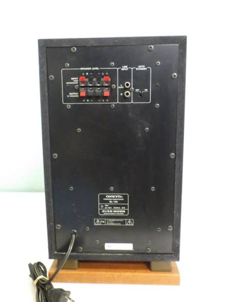 超高品質 動作保証☆ONKYOオンキョー SL-105 サブウーファーシステム