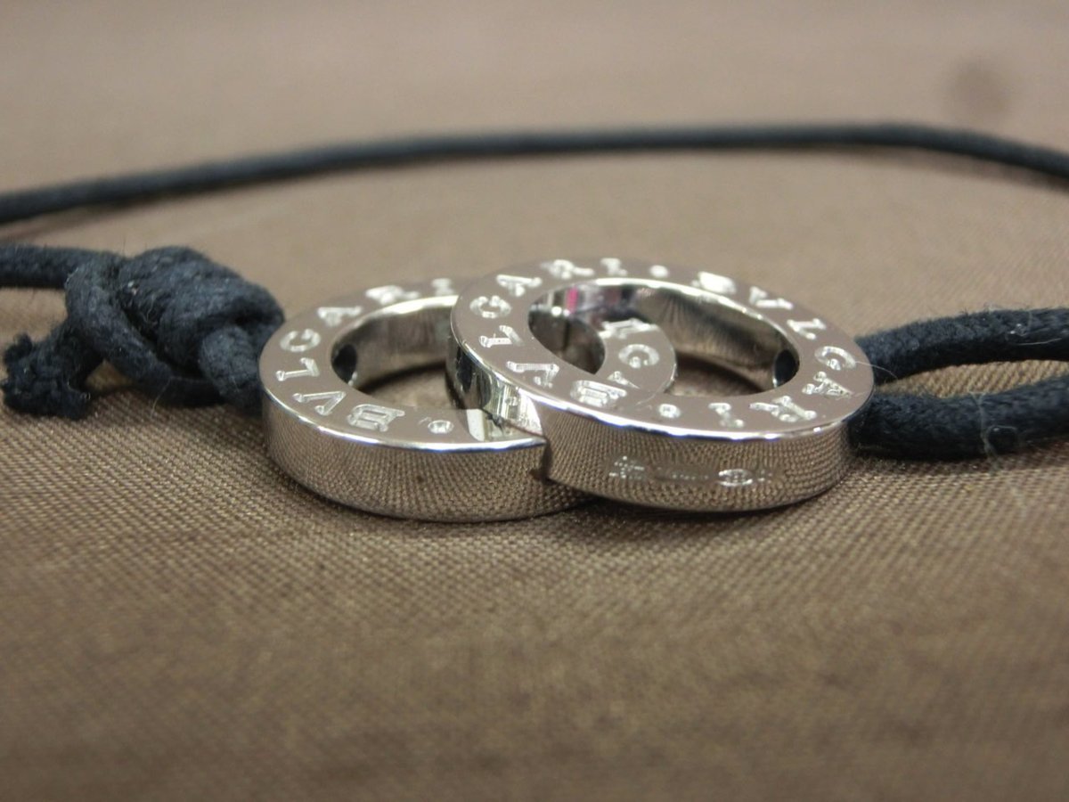 BVLGARI ブルガリ ブレスレット ダブルリング サークル シルバー
