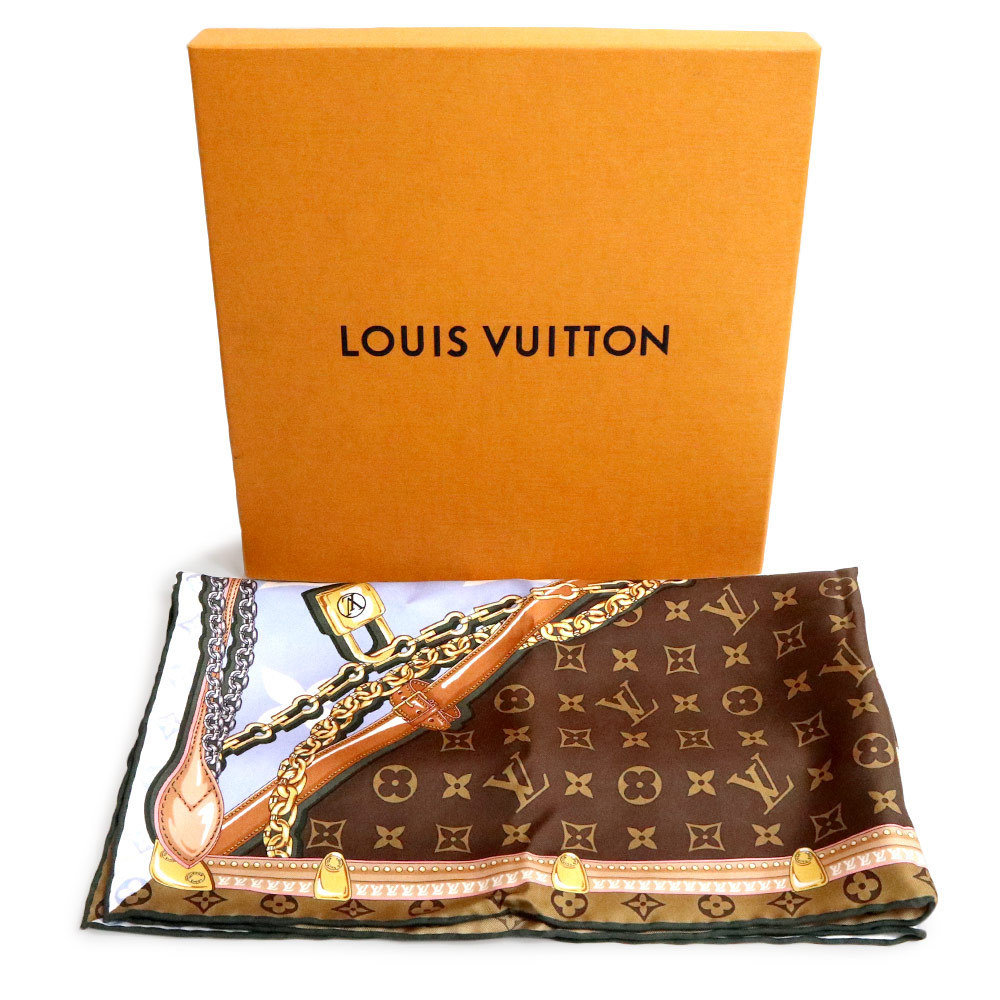 品 ルイ ヴィトン Louis Vuitton カレ パーフェクトマッチ スカーフ シルク ブルー ブラウン M レディース 箱付 その他 売買されたオークション情報 Yahooの商品情報をアーカイブ公開 オークファン Aucfan Com
