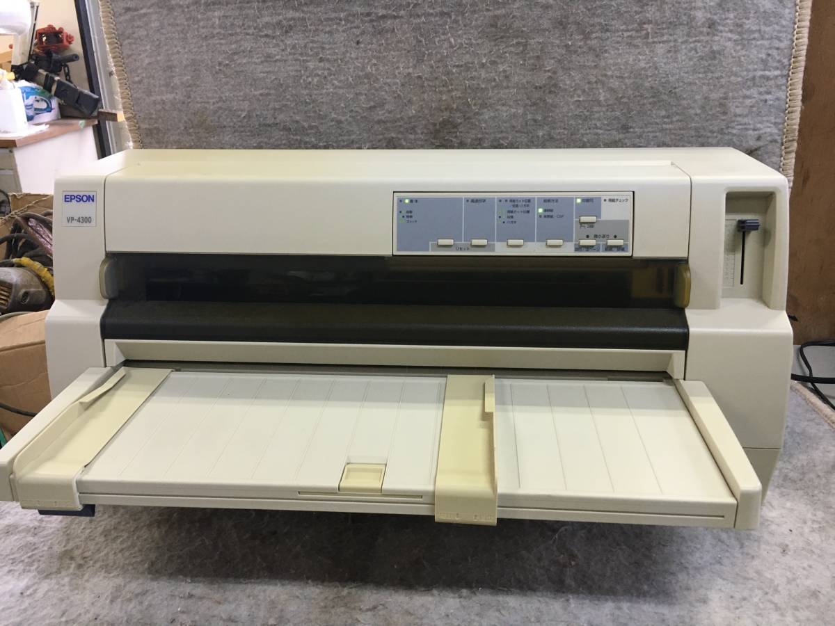 2026，大人気 倒産会社引き取り品 星H394 EPSON/エプソン VP-4300 ドットインパクトプリンタ USB 前給紙トレイ付(ドットインパクトプリンタ)｜売買されたオークション情報、yahooの商品情報をアーカイブ公開 - ドットインパクトプリンタ