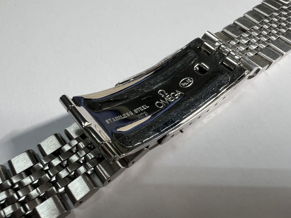 オメガ ○ ステンレスベルト 1173 FF717 ラグ幅20mm OMEGA stainless