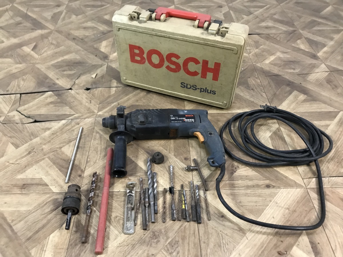 〇横浜店〇【USED品】BOSCH GBH2-24DSE ハンマー ドリル 100V ボッシュ ケース ビット付属 現状品