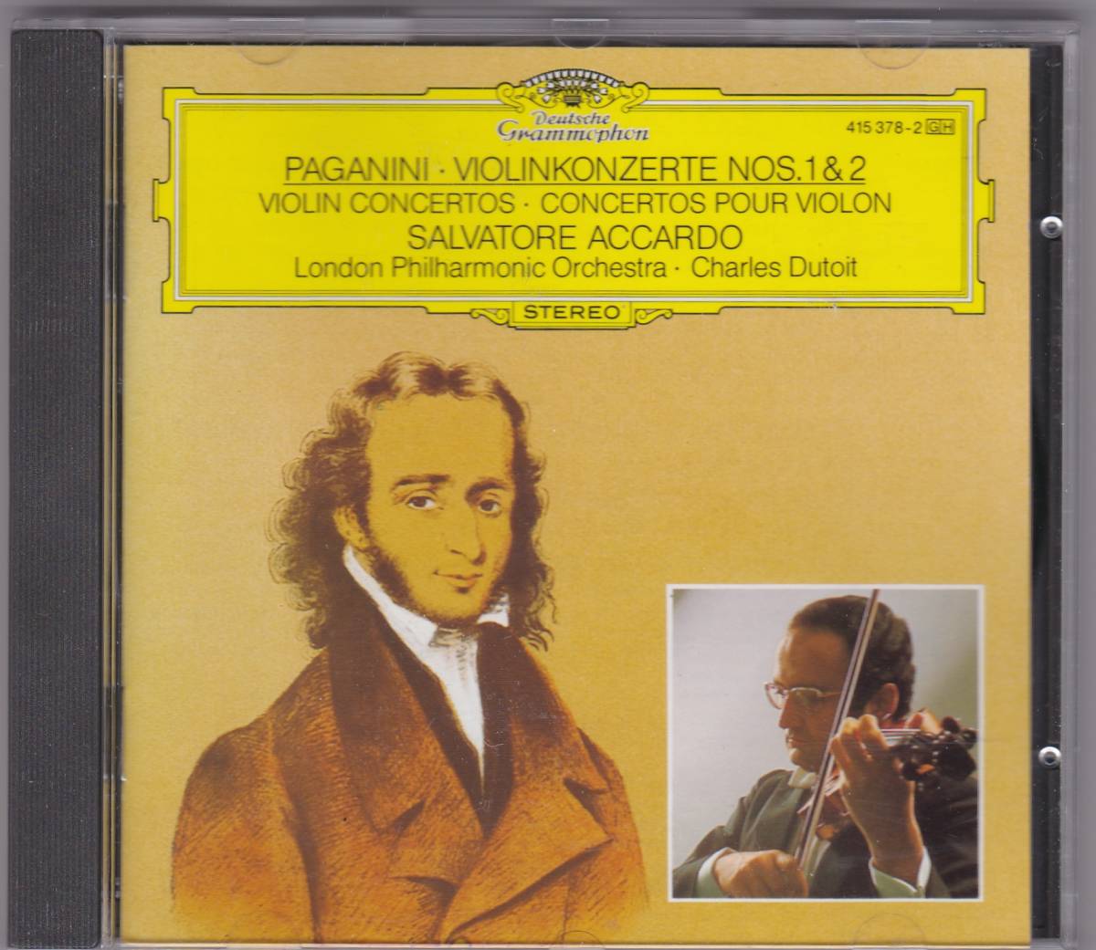 人気，品質保証 DG西独盤 アッカルド パガニーニ Vn協奏曲１番 ２番 Made In W Germany By PDO(協奏曲)｜売買されたオークション情報、yahooの商品情報をアーカイブ公開 - オークファン 協奏曲