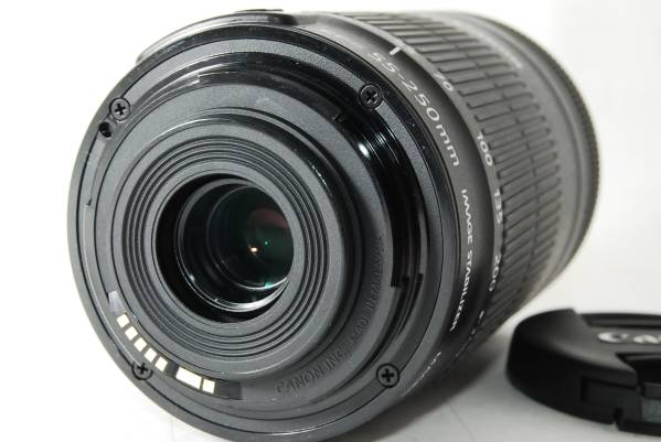 CANON EF-S 55-250mm f/4-5.6 ズームレンズ ほぼ新品 キャノン Canon 55-250mm f4-5.6 IS STM 価格明記 カメラ